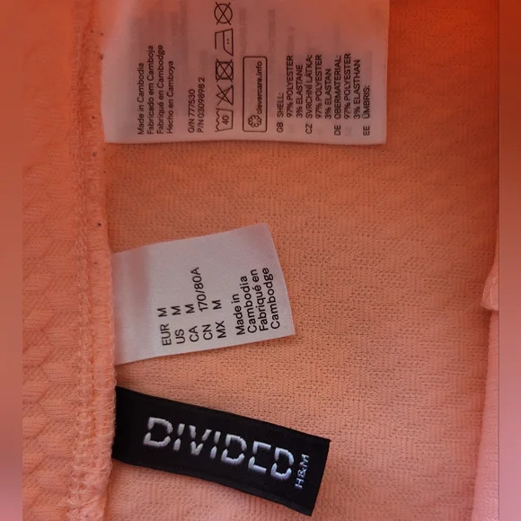 h&m divided pink cute mini skirt - Picture 3 of 4